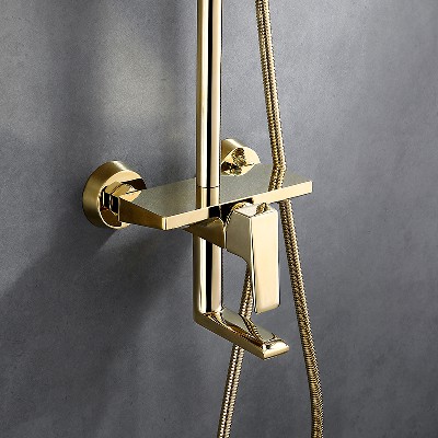 3623 shower zirconium gold