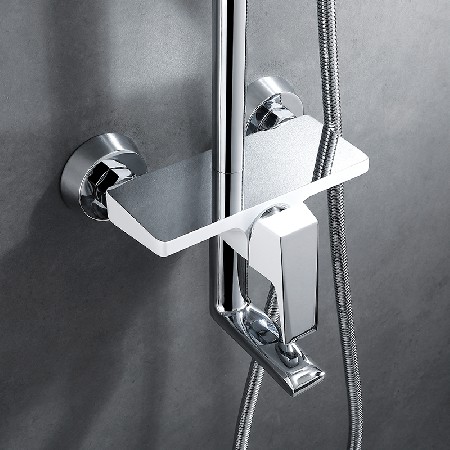 3623 Shower White+Chrome