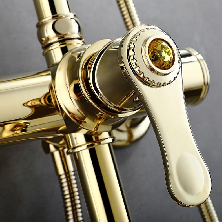 V1 shower zirconium gold