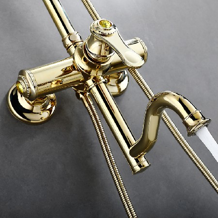 V1 shower zirconium gold