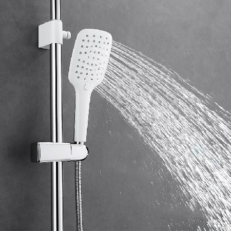 V5 Shower White+Chrome