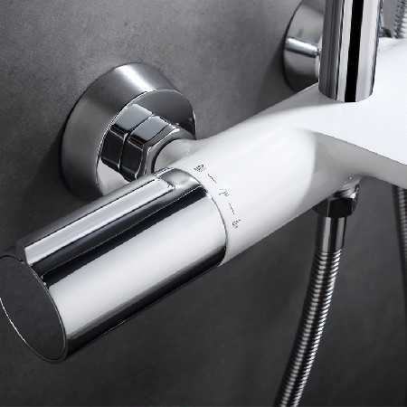 V5 Shower White+Chrome